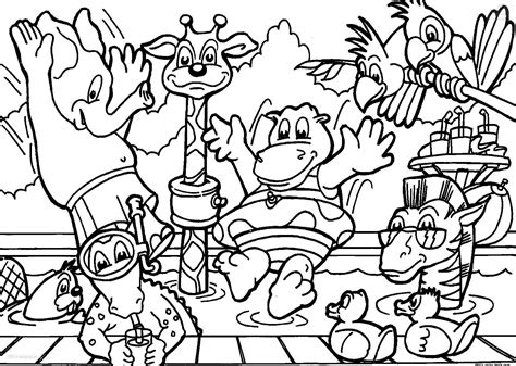 Coloring pages for children of all ages! Animal Collage Coloring Pages at GetColorings.com | Free ...