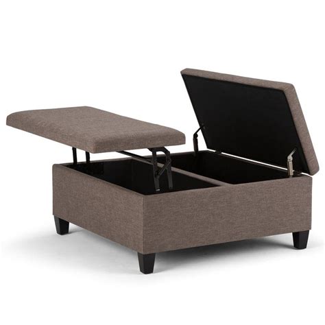 Buy coffee tables with storage and get the best deals at the lowest prices on ebay! Ellis Coffee Table Storage Ottoman living room (With images) | Square storage ottoman, Coffee ...