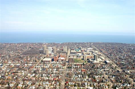 University of Wisconsin-Milwaukee (UWM) Campus from the West.