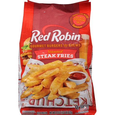 Red Robin Seasoned Steak Fries 22 Oz Frozen