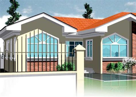 Ghana Floor Plans 4 Bedrooms And 3 Bathrooms For All African Countries