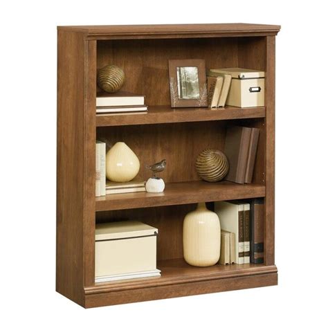 Sauder Oiled Oak 3 Shelf Barrister Bookcase In The Bookcases Department