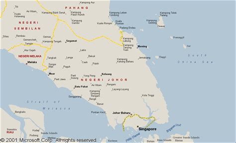 Worldtwitch Map Of Johor Malaysia