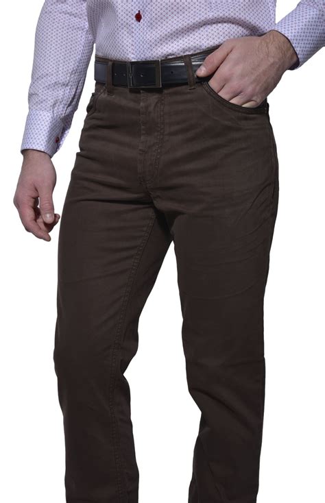 Brown Casual Trousers Trousers E Shop Uk