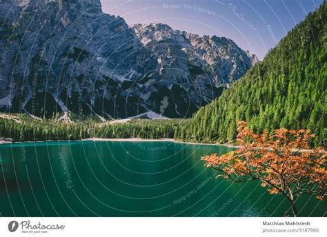 Braies Wild Lake A Royalty Free Stock Photo From Photocase