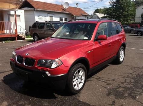 2004 bmw x3 2.5i -dark red -suv-119000 miles for sale in elizabeth, new