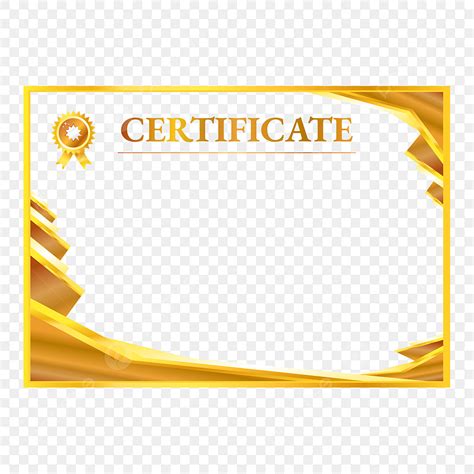 Certificate Border Design Vector Design Images Golden Brown Graduation