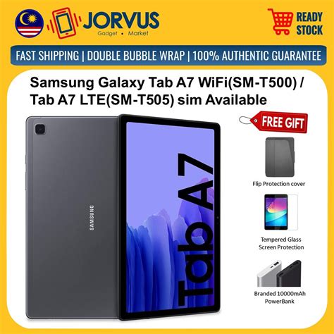 Samsung Galaxy Tab A7 Wifi Sm T500 Tab A7 Lte Sm T505 3gb Ram