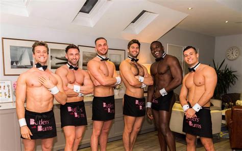 Butlers In The Buff Hen Parties Butlers With Bums