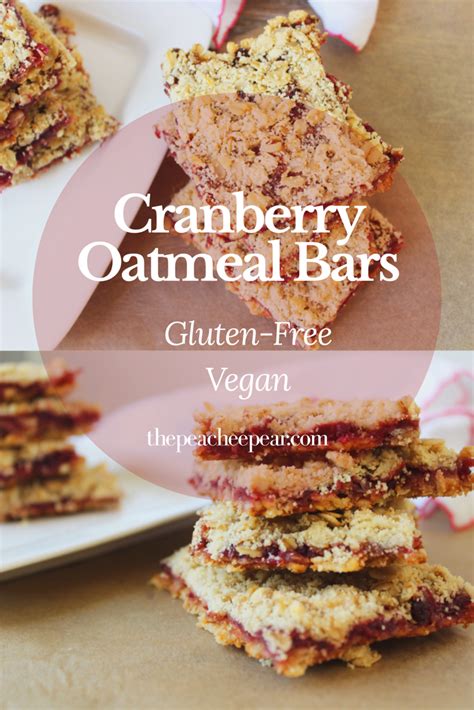 These oatmeal breakfast bars are chewy and filling. Cranberry Oatmeal Bars | Recipe | How sweet eats, Oatmeal ...
