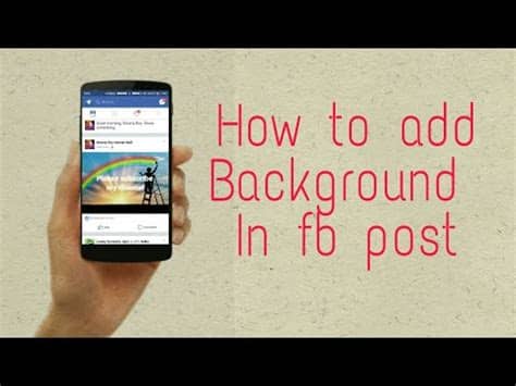Try our free youtube thumbnail download tool. How to add background in fb post/Status. - YouTube