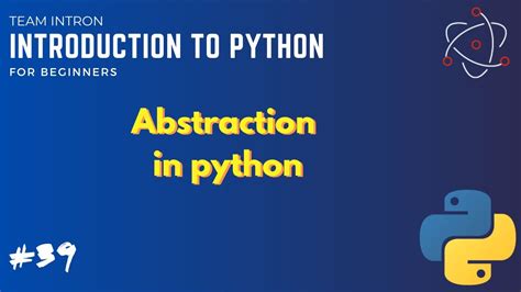 Data Abstraction In Python Youtube
