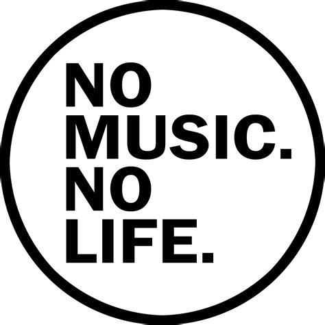 No Music No Life Bumper Stickers Decal 45x 45 New