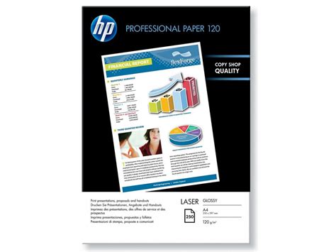 Хартия Hp Professional Glossy Laser Paper 120 Gsm 250 Shta4210 X 297