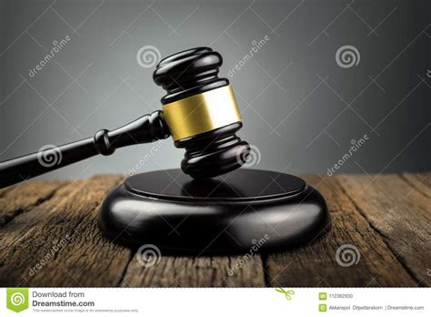 Judge Wood Hammer Law Judges Background Concept Stock Photo Image Of
