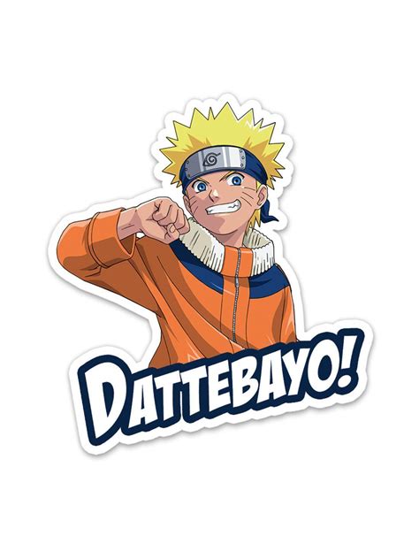 Dattebayo Sticker Faddy Native