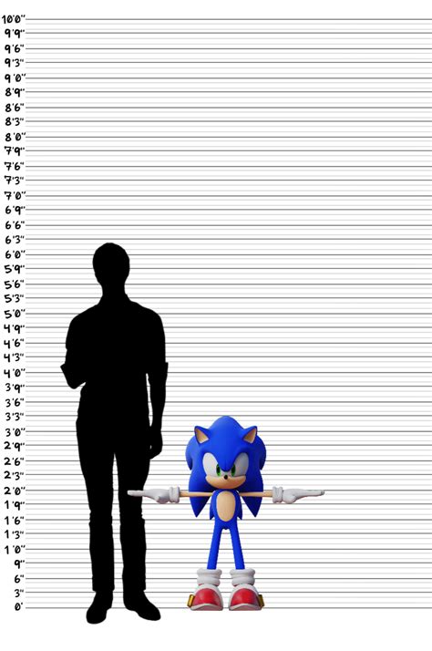 Height Difference Between Sonic And I He Really Is Smaller Than I