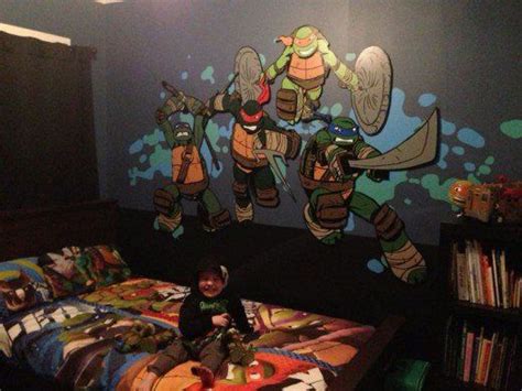 Teenage Mutant Ninja Turtles Bedroom Ideas Ninja Turtle Bedroom Boys