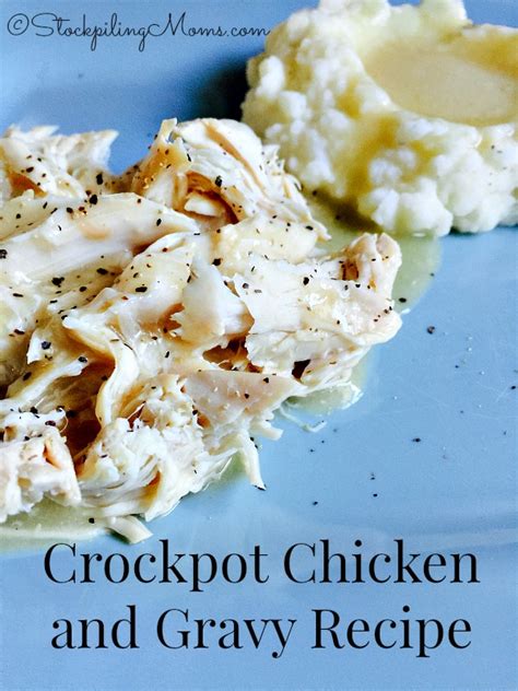 Chicken recipes come and go but this healthy chicken crock pot recipe is an easy chicken dish that anyone can make. Crockpot Chicken and Gravy Recipe