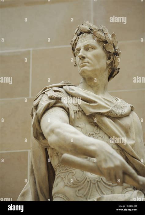 Statue Of Julius Caesar By Nicolas Coustou The Louvre Museum Paris France Stock Photo Alamy