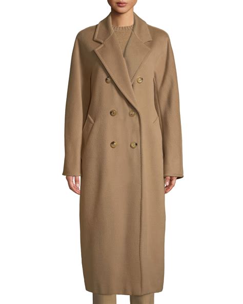 Max Mara Wool Cashmere Double Breasted Madame Coat Neiman Marcus