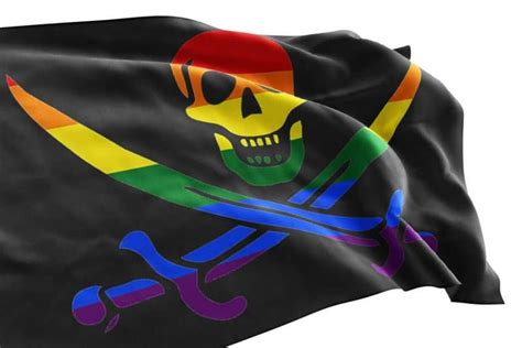 Gay Pirate Flag Pride Jolly Roger Sons Of Pirate