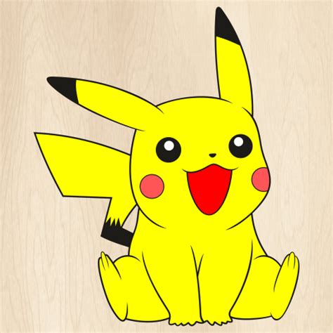 Pokemon Pikachu Logo Svg Happy Pikachu Png Xyz Vector Png Svg