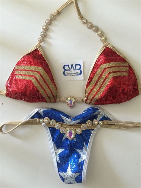Wonder Woman Inspired Competition Bikini By