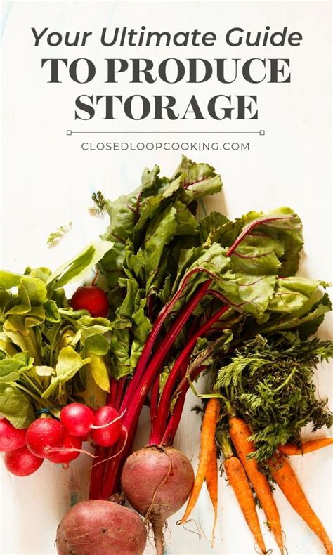 Your Proper Produce Storage Guide Closed Loop Cooking In 2020