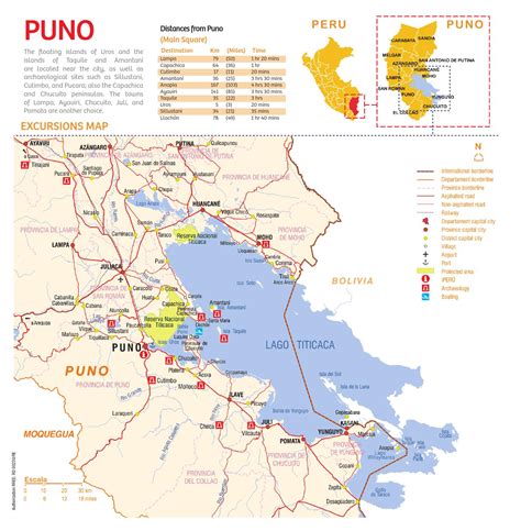 Mapa Puno En By Visit Peru Issuu