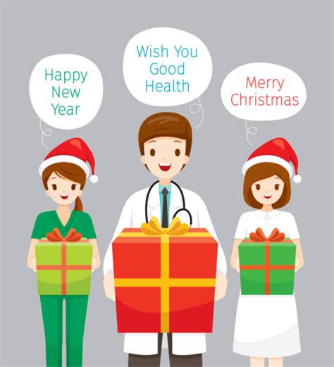 Nurse Christmas Illustrations Royalty Free Vector Graphics And Clip Art