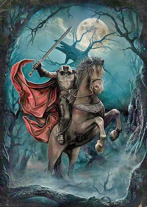 The horseman sends positive energy to all of you out there in isolation. The headless horseman | Horror movie art, Sleepy hollow ...