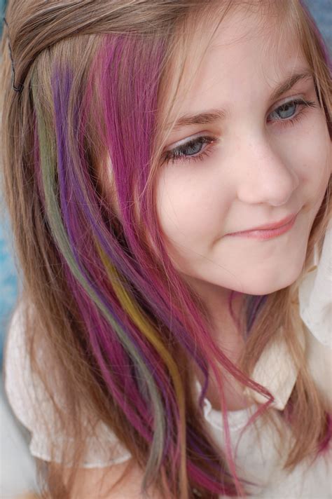 Chalk Hair Color Kids Hair Color Types Of Hair Color Hair Dye For Kids