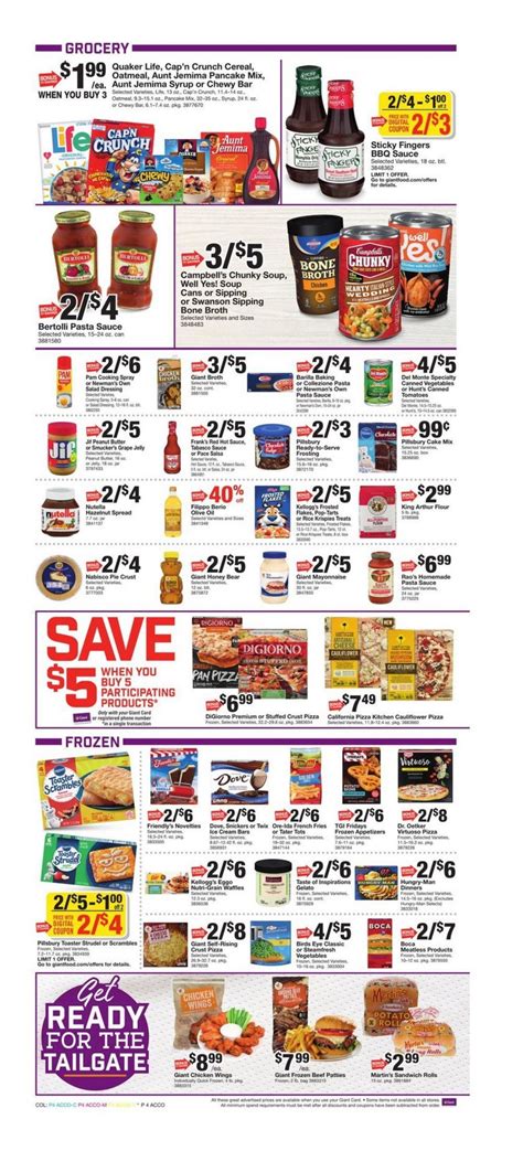 Giant Food Weekly Ad Oct 11 Oct 17 2019