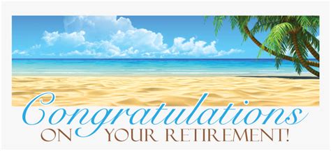 Congrats On Retirement Beach Tropical Background Hd Png Download