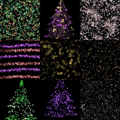 Christmas Tree Sparkly Overlays Sweet Soul Studios