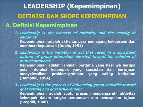 Ppt Leadership Bahasa Indonesia World Books