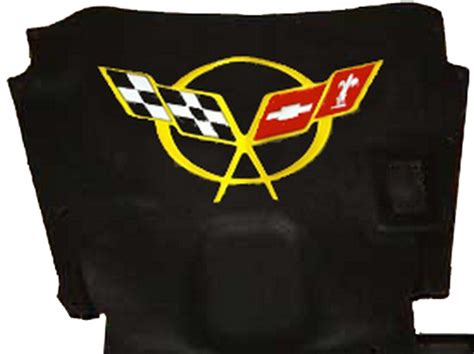 Corvette C5 Yellow Hood Logo Decal Sticker