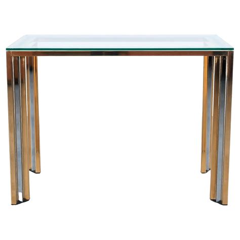 Mauro Lipparini Console Table In Brass And Glass Italy Circa 1970 For Sale At 1stdibs