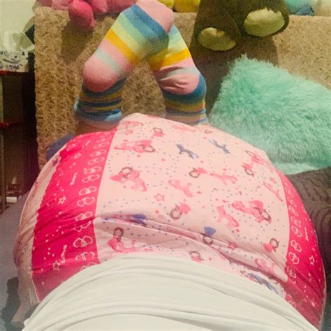 Abdl Favourites — Hey Guys News 💙 This Is My First Pooped Diaper 🙈