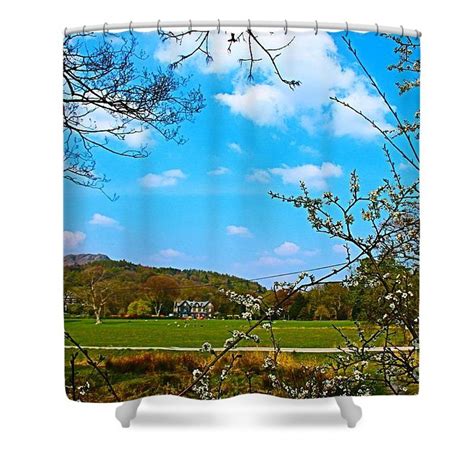 Unique Blankets Spring Landscape Curtains For Sale Shower Curtain Rings Loretta Modern Chic