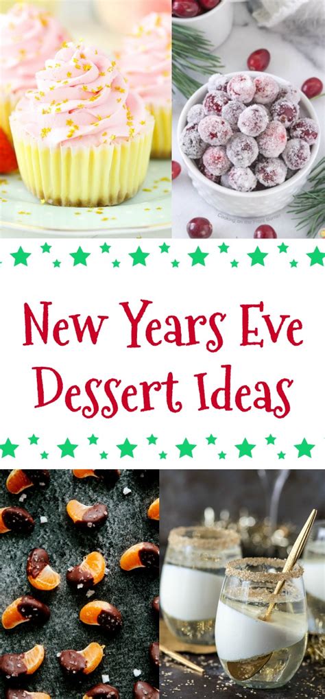 Ring in the new year with these new year's eve party recipes! New Years Eve Dessert Ideas | Building Our Story