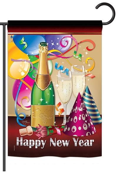 Happy New Year Garden Flag And More Garden Flags At
