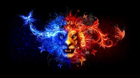 Огненный лев Fire Lion Fire Art Lion King Art