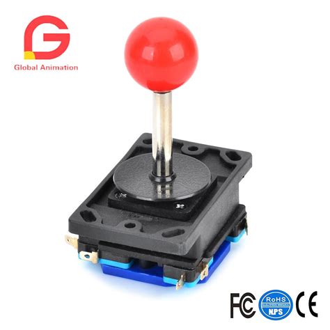Repair Parts Replacement 4 Switch Red Ball Joystick For Arcade In Coin Operated Games From