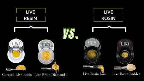 Pros And Cons Of Live Resin Vs Rosin Stiiizy