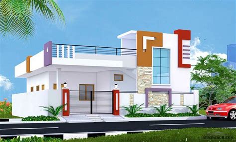 Exterior Single Floor Low Budget Normal House Front Elevation Designs