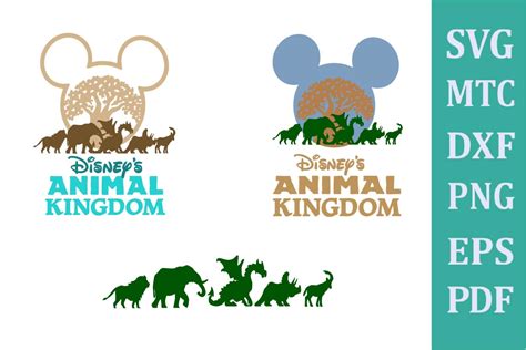 Svg Cut File Animal Safari Kingdom Zoo Mouse Head Design Cameo Etsy