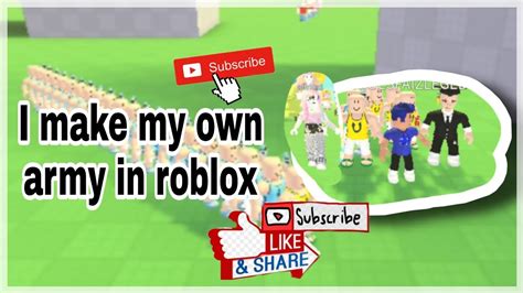 I Make My Own Army In Roblox Noob Train Youtube