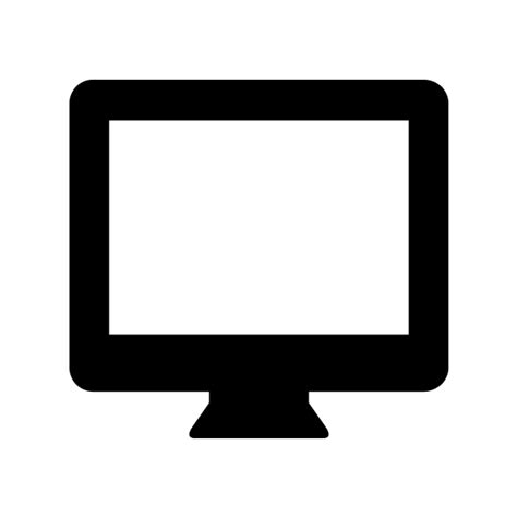 Monitor icon png vector - Pixsector gambar png